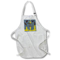 Apron - Wake Up Seas The Day Kiteboarder In Yellow Vector Art Vector Art - Kitesurfers
