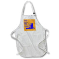 Apron - Live Life On The Edge Blue KiteSurfer Tilting The Board Vector Art - Kitesurfer