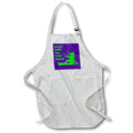 Apron - Live Life On The Edge Lime KiteSurfer Tilting The Board Vector Art - Kitesurfer