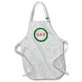 Apron - Christmas Wreath Red DAD Quote, SM3DR Christmas Designs