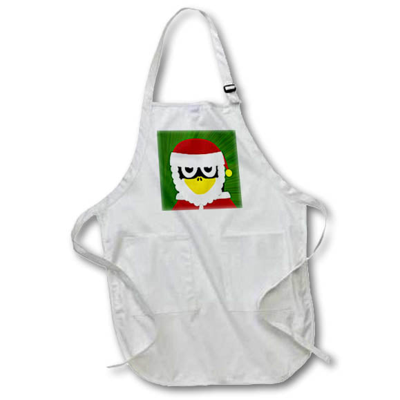 Apron - Funny Christmas Black Duck Santa Claus, SM3DR Christmas Animals