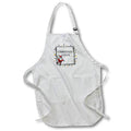 Apron - Christmas Cheer Santa Claus Ice Skater, SM3DR Christmas Designs