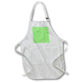 Apron - Christmas Snowflakes Stars White and Mantis Green Pattern, SM3DR Christmas Designs