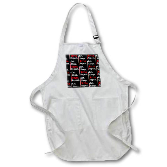 Apron - Eat Sleep Write Repeat funny pattern for authors and novelists. Creative Studios – Author Writing