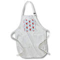 Apron - Red Scottish Lion Rampant for Edinburgh Scotland pattern. Creative Studios – Scottish Fun