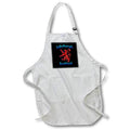 Apron - The Red Scottish Lion Rampant symbol for Edinburgh Scotland. Creative Studios – Scottish Fun