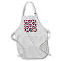 Apron - Red and blue ancient Egyptian scarab beetle pattern. Creative Studios – Egyptian Hieroglyphs