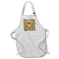 Apron - Gold ancient Egyptian Scarab Beetle hieroglyph art design. Creative Studios – Egyptian Hieroglyphs