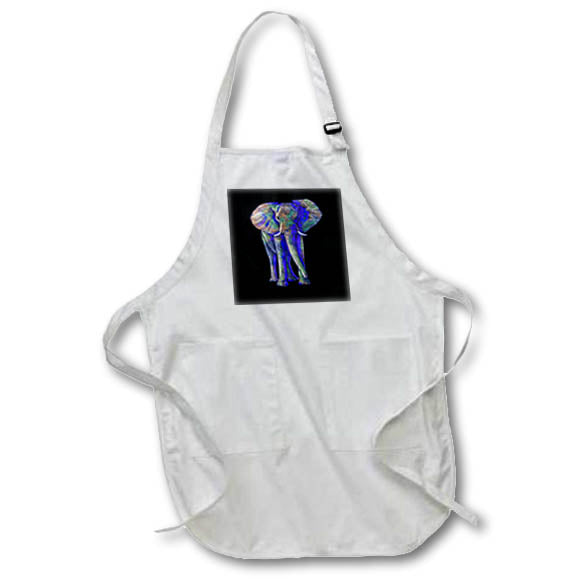 Apron - Wildlife art for awareness of the endangered African elephant. Creative Studios – Wildlife Safari