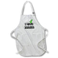 Apron - Cute Funny I Have Issues T-rex Dinosaur Cartoon Funny