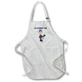 Apron - Funny Cute Old Man Playing Pickleball Retirement Plan Sports Cartoon Sports and Hobbies