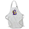 Apron - Funny Cute Colorful Dragon talking to Orange Kitty Cat Cartoon Funny
