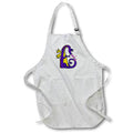 Apron - Funny Cute Colorful Dragon talking to Dragonfly Cartoon Funny