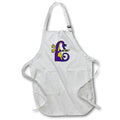 Apron - Funny Cute Colorful Dragon Roasting Marshmallows Camping Cartoon Funny