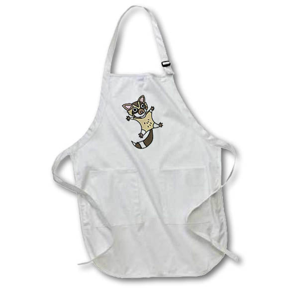 Apron - Cute Funny Flying Sugar Glider Cartoon Animals