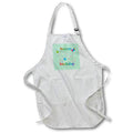 Apron - Happy 108th Birthday, Cupcake with Candle, Balloons, Hat, Colorful Birthday Design