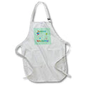 Apron - Happy 69th Birthday, Cupcake with Candle, Balloons, Hat, Colorful Birthday Design