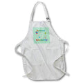 Apron - Happy 59th Birthday, Cupcake with Candle, Balloons, Hat, Colorful Birthday Design
