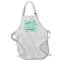 Apron - Happy 117th Birthday, Cupcake with Candle, Balloons, Hat, Colorful Birthday Design