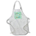 Apron - Happy 118th Birthday, Cupcake with Candle, Balloons, Hat, Colorful Birthday Design