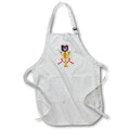 Apron - From the Grand Dog a Cute Bulldog in a Best Ever Grandma Trophy Grandparents