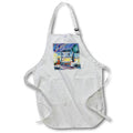 Apron - Winter Home and Snowman Inviting Christmas Painting Christmas Collection