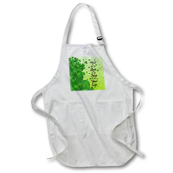 Apron - May the Luck of the Irish Be With You Saint Patricks Day Clovers St. Patricks Day