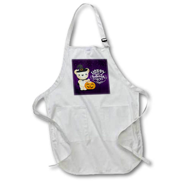 Apron - Halloween Teddy Bear Witch for Kids Trick or Treat Pumpkin Halloween Collection