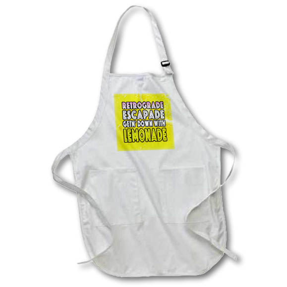 Apron - Image of Words Retrograde Escapade Getn Down With Lemonade – Food