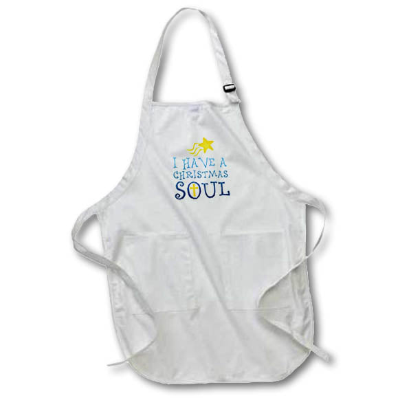 Apron - Image of Words I Have A Christmas Soul – Christmas