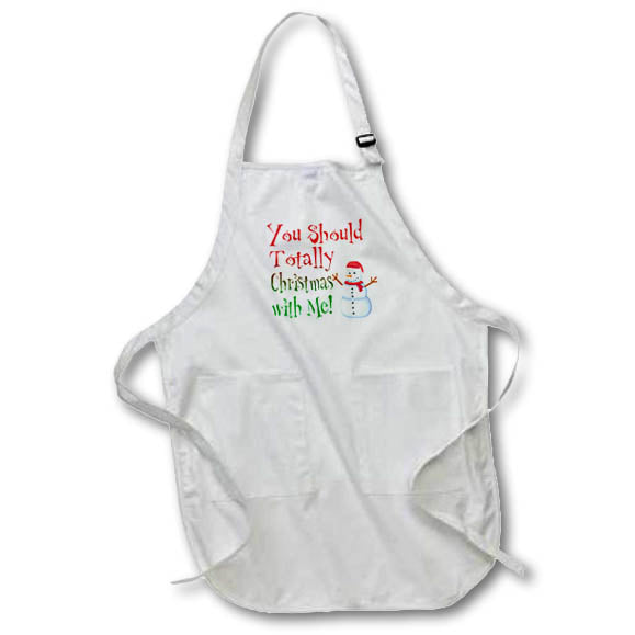 Apron - Image of Words You Should Totally Christmas With Me – Christmas