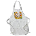 Apron - Image of Words Soup Is No Fluke – Food