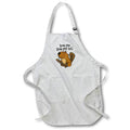 Apron - Cute Funny Beaver with tree says Lve me Love my Log Pun Funny
