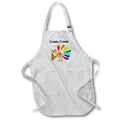 Apron - Cute Funny Colorful Turkey eating Pizza says Gobble Gobble Funny