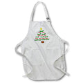 Apron - Funny Cute Dachshund Puppy Dog Christmas Tree Holiday Cartoon Pets