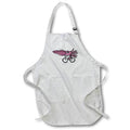 Apron - Funny Cute Purple Squid Riding Bicycle Biker Cartoon Funny