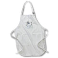 Apron - A cute weasel on a pine branch. Silver color text Merry Christmas Alexis Design - Holidays Christmas