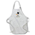 Apron - Funny snowman in a black topper. Colorful text Merry Christmas Alexis Design - Holidays Christmas