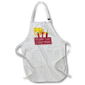 Apron - Three red chili peppers and hot sun. A text Happy Chili Christmas Alexis Design - Holidays Christmas