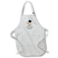 Apron - Funny snowman in a black topper. Colorful text Happy New Year 2022 Alexis Design - Holidays New Year