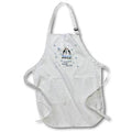 Apron - Funny robot and iron snowflakes. Happy New Year 2022 for technology Alexis Design - Holidays New Year