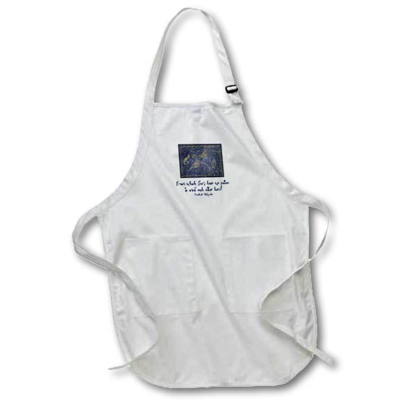 Apron - Vintage map of Cygnus constellation. Friedrich Nietzsche quote Alexis Design - Maps
