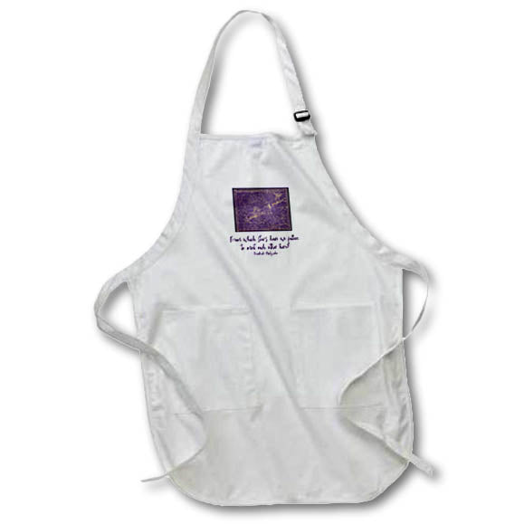 Apron - Vintage map of Leo Minor, Lynx constellations. Nietzsche quote Alexis Design - Maps