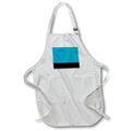 Apron - A cool soothing ombre of white blue and black Ombres - White Blue and Black