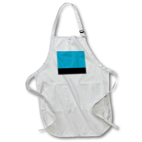 Apron - A cool soothing ombre of white blue and black Ombres - White Blue and Black