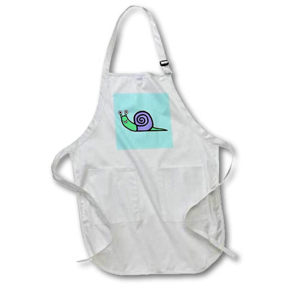 Apron - The cutest of cute snails You cant help but smile back Animal - Smiley Snail