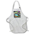 Apron - A super cute alien traveling among the stars and a space whale Art - Space Fun