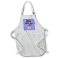 Apron - Cute Funny Ethereum Ether Crypto Currency Coin in Santa hat Christmas Christmas