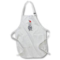 Apron - Cute Funny Robot wearing Santa hat Christmas Technology Cartoon Christmas