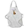 Apron - Funny Cute Shp til you Flop Bunny Rabbit Shopper Pun Cartoon Funny